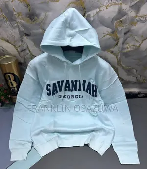 Premium White Printed Hoodie for Men – Casual Pullover Sweatshirt