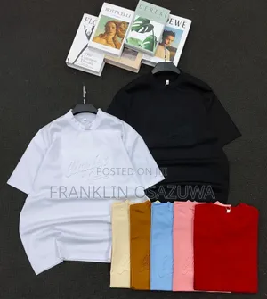 Premium Embossed Round Neck T-Shirt for Men – Available in Multiple