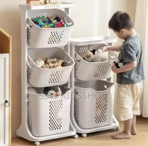 Kids Toy Storage Organizer With 3 Removable Baskets | Playroom