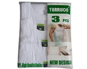 Yarrison High-Quality Men's Cotton Undershirts (3 Pack)_ Brand New