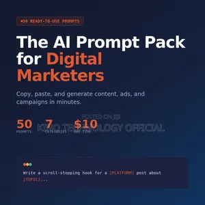 50 Ready-to-Use ChatGPT/Claude Prompts for Digital Marketers