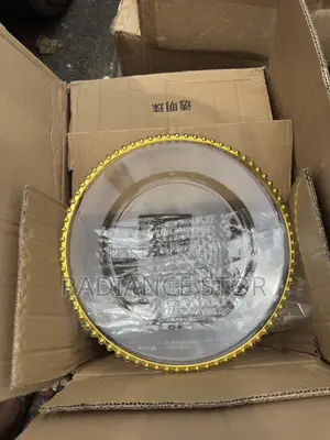 Acrylic Beaded Charger Plate