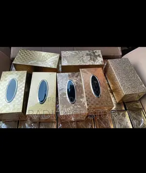 Luxury Custom Logo Leather Tissue Box