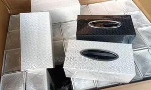 Luxury Custom Logo lLeather Tissue Box