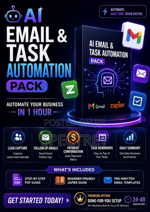 AI Email Task ᴀᴜᴛᴏᴍᴀᴛɪᴏɴ PACK (Done-for-You Setup)