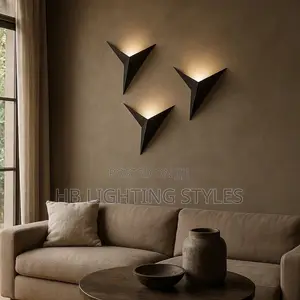 Triangle Shape Nordic Style Living Room Bedside Light