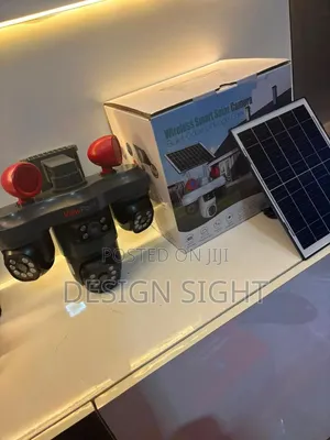 High Quality 3lense Rotate V380 Triple Lens PTZ Solar Camera
