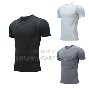Athletic Gym Workout Short-Sleeved Shirt