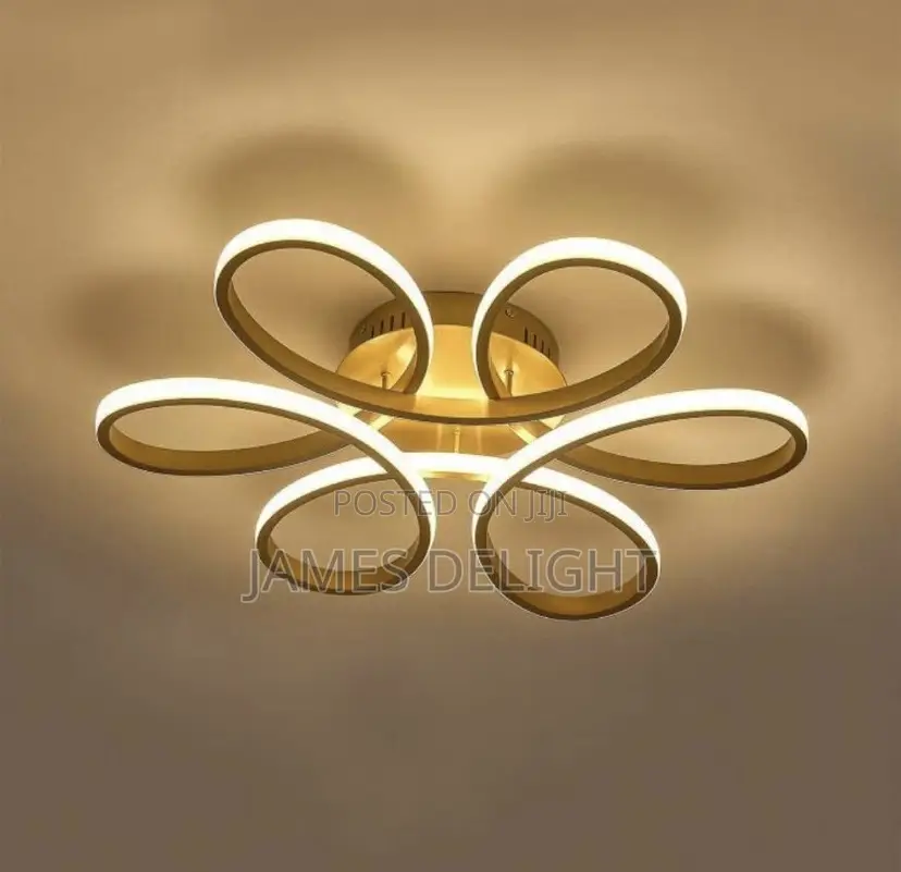 Modern Flower-Shaped LED Ceiling Light.