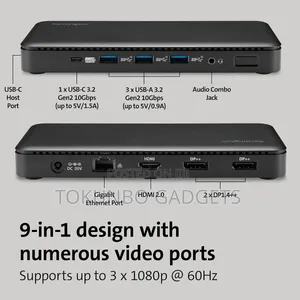 Kensington USB-C 10Gbps Triple Video Driverless Docking Station