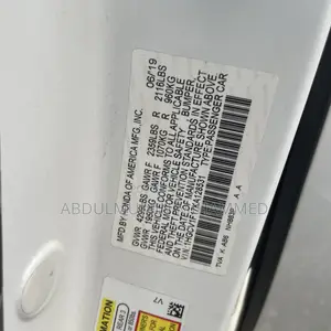 Honda Accord 2019 White