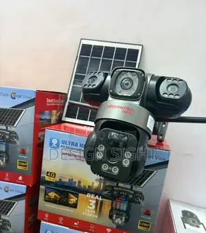 CCTV 3 Lens Wifi Full HD Intelligent Wireless Solar Powered CCTVS Secu