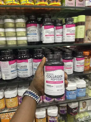 NeoCell Grassfed Collagen Peptides + Vitamin C Biotin (180 Caplets)