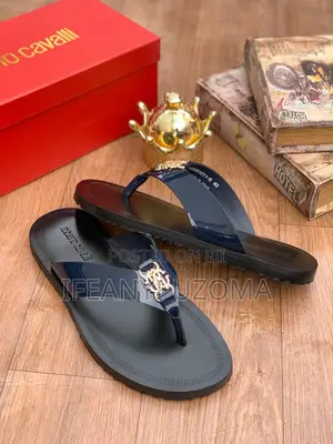 Blue, Black, Brown. HIGH Classic Stoft Leather Slippers