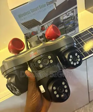 Smart PTZ 3 Lens 4g Solar Powered CCTV Indoor/Outdoor Camera Wireless