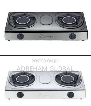 Boscon 2 Burner Glass Top Infrared Gas Cooker