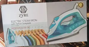 Zyre Electric Steam Iron With Teflon Soleplate - 1600W