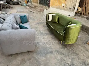 Unique Quality Fabric 6 Seater Sofa With Troll Pillows