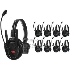 Synco Stalk Xpro9 9-Person Full Duplex Wireless Intercom Headset