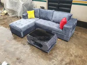 Beautiful Quality Lshap Sofa With Center Table
