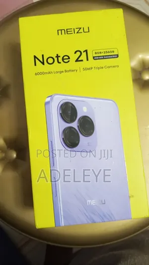 New Meizu Note 21 256 GB Black