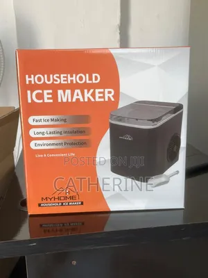 MyHome Compact Ice Maker – Fast Ice Making Insulated