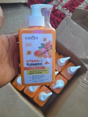 Available Tumeric Vitamin C Body Lotion