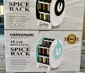 Bigger 18-Jar Rotating Spice Rack 10% OFF