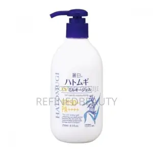 HATOMUGI UV Milky Gel Sunscreen (SPF50) for Face and Body (250ml