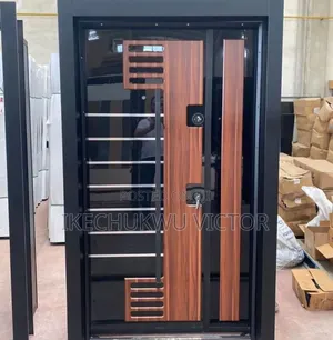 4ft Walnut Eclipse Steel Security Turkey Door