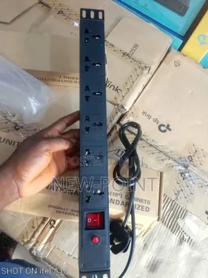 19-Inch Rack Mount PDU – 6 Universal Socket. PDU Surge Protection