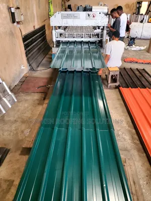 0 55 Green Oven Baked Longspan Aluminium Roofing Sheets