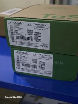 Schneider Lc1d65abd | Tesys D Contactor 3p 65a 440v 24v Dc Coil, 3 No