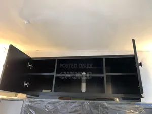 Glossy Black TV Console/Table - Imported