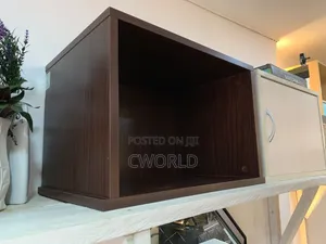 Walnut Open Storage Cube