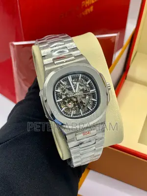 Luxury Patek Philippe Automatic Mechanical Skeleton Watch