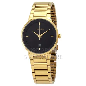 ORIGINAL Citizen Gold Black Dial Men's Watch 100% Authentic Guaranteed