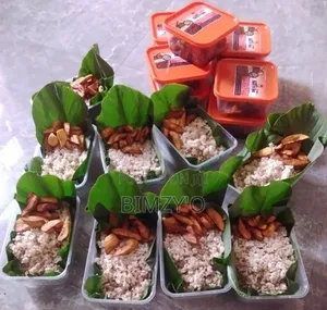Ofada Rice and Plantain