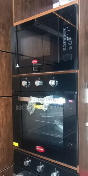 Kimax Inbuilt Microwave and Oven Gas and Electric 75litters 60x60cm