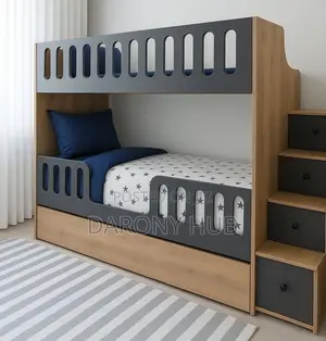Bunk Bed With Storage Units
