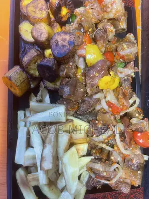 Asun and Potatoes Chip and Plantain Chips