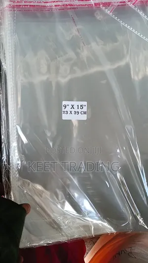 9 × 15 Glass Nylon Bags (23 × 39 Cm) –Packaging Bags for Clothing