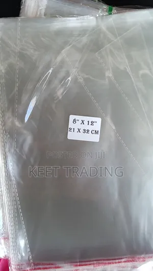 8 × 12 Glass Nylon Bags (21 × 32 Cm) – Quality Packaging Nylon Lagos