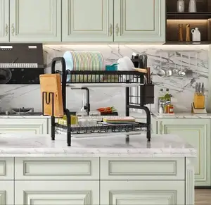 2-Tier Multifunctional Dish Drying Rack 10% OFF