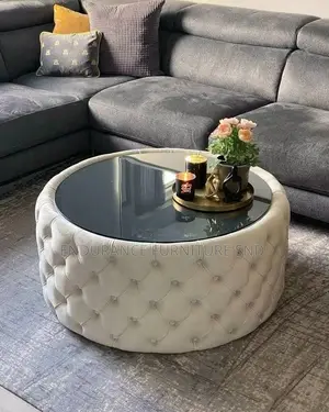 Center Table Produced With a Velvet Material