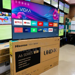 Hisense 58" A6 Series VIDAA Smart TV – UHD 