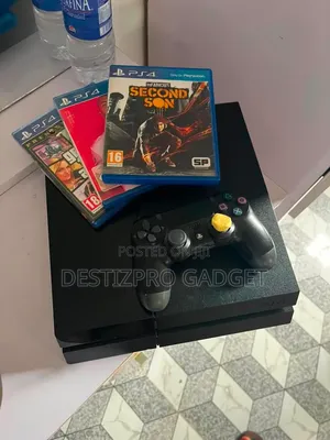 Neatly Used Ps4, 3 Games With 1 Pad Available