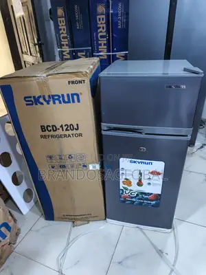 Skyrun 105L Double Door Refrigerator – Compact Modern Refrigerator