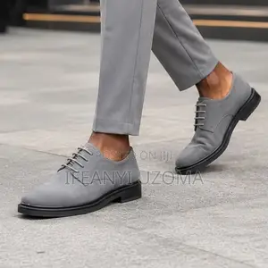 Classic Ash and Brown Suede Shoes