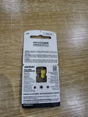 Hearing Aid Zinc Air Batteries Size A10, A13, 312 and 675